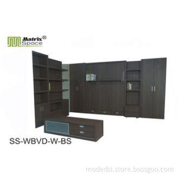 children Bookshelf Murphy Wall Bed for micro dwelling , 920